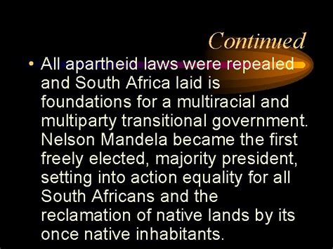 Apartheid Apartheid Afrikaner for separateness apartness Petty Apartheid