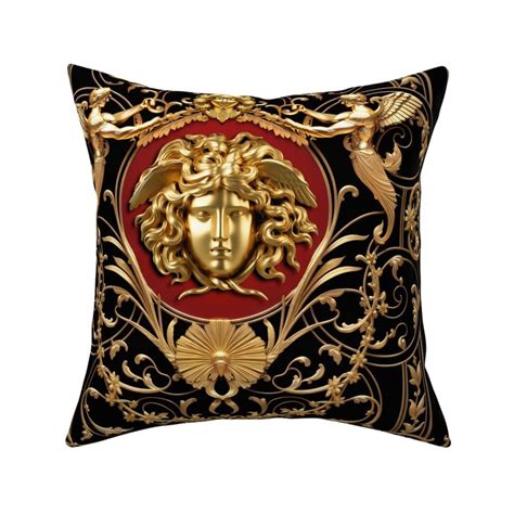 Medusa Crown Half Naked Muscular Men Fabric Spoonflower