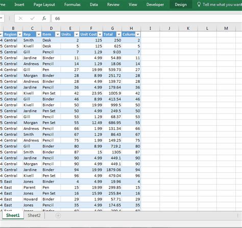 17 Amazing Features of Excel Tables