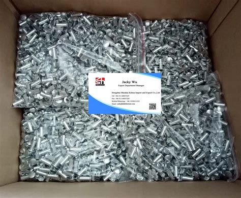 Steel Galvanized Din Oval Head Semi Tubular Rivets Buy