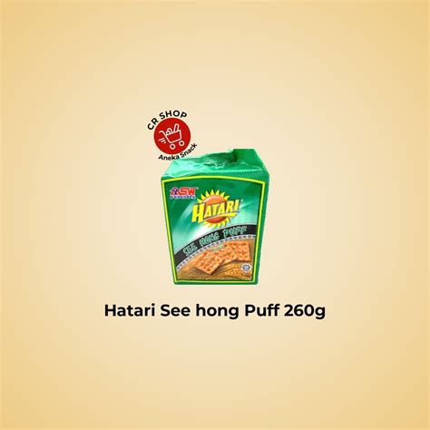 Hatari See Hong Puff Biskuit 260g 1ball 6pcs Lazada Indonesia