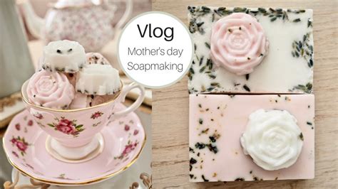 Vlog How To Make Rose Scented Soaps Mothers Day Diy Youtube