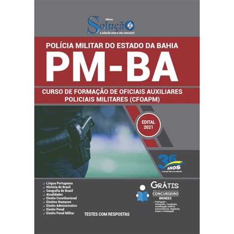 Apostila Pm Ba Curso De Forma O De Oficiais Auxiliares Policiais