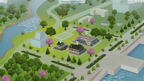 The Sims 4: World Map Visual Improvements!