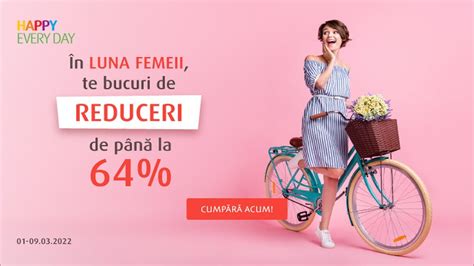 In LUNA FEMEII Te Bucuri De REDUCERI De Pana La 64 Pentru Produsele