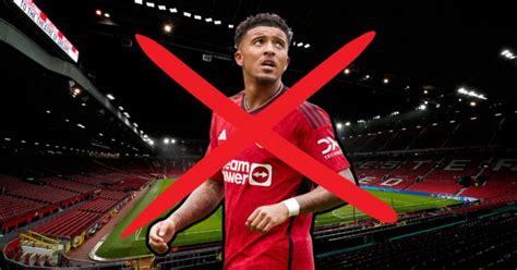 Jadon Sancho Removed From Manchester Uniteds Squad