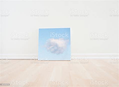 Empty Room Interior With Art On Floor Stock Photo - Download Image Now - 2015, Apartment ...