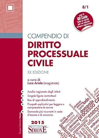 Amazon Compendio Di Diritto Processuale Civile