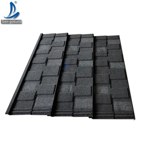 Technology Stone Coated Roofing Roof Tiles Stone Granules Steel Roofing