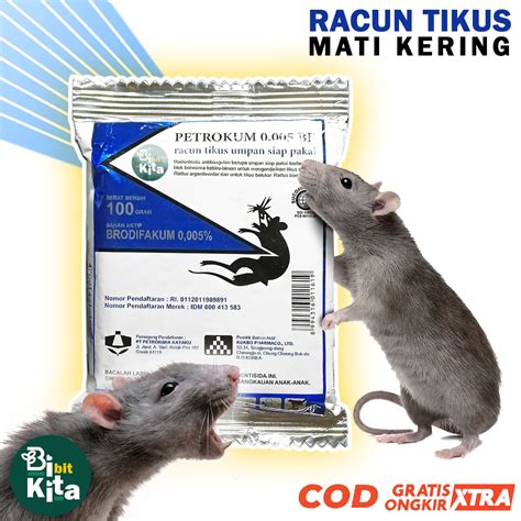 Jual Racun Tikus Mati Kering Pembasmi Hama Tanpa Bau Bangkai Shopee