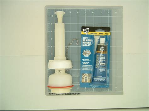 Mansfield Toilet Parts 212-1034 Flush Valve With Tube Of 100% Silicone DISCONTINUED - Locke Plumbing