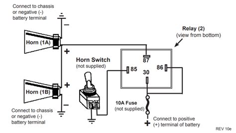 12 Dual Horn Relay Wiring Diagram Robhosking Diagram