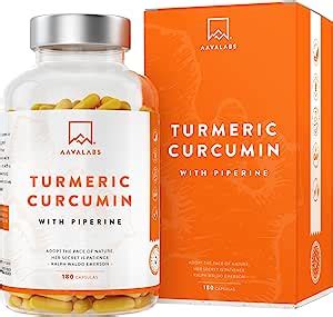 Kurkuma Kapseln Mit 95 Curcumin Extrakt Und Piperin Extrakt AAVALABS