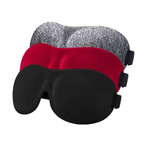 Yiview Sleep Mask Pack Of 3 Upgrade 100 Light Blocking 3d Eye Masks