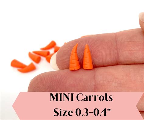 Tiny Carrot Nose Curved Carrot For Snowman Miniature Carrot Nose For