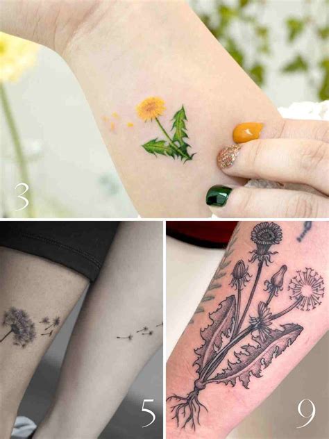 Dandelion Seed Tattoo