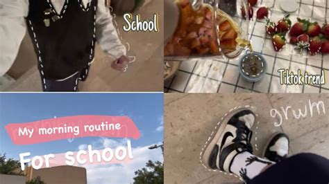 روتيني الصباحي للمدرسة ️‍🩹 🌈 My Morning Routine For School Youtube