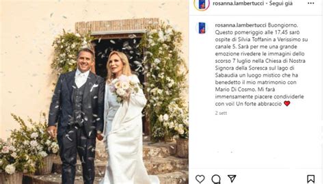 Mario Di Cosmo Chi è Il Marito Di Rosanna Lambertucci Che Le Ha