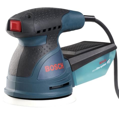 Bosch 2.5 Amp 5 in Corded Single Speed Palm Random Orbital Sander ...