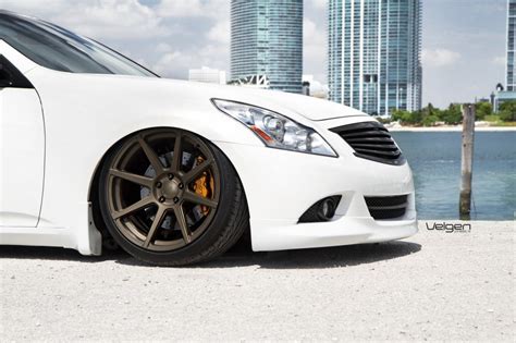 INFINITI G37 SEDAN ON VELGEN WHEELS VMB8 // POWDER COATED BRONZE // 20 – Velgen Wheels