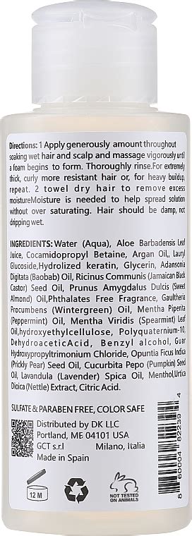 Encanto Clarifying Shampoo Enriched With Keratin And Argan Oil