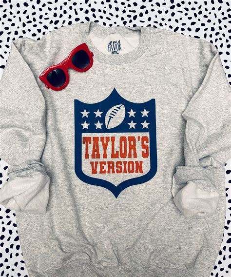 NFL x Taylor’s Version | Grey sweatshirt, Sweatshirts, Sports sweatshirts