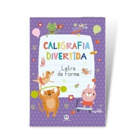 Livro Caligrafia Divertida Letra De Forma