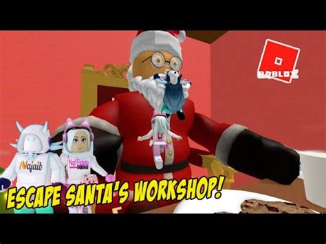 Escape Santa S Workshop Obby Roblox Indonesia Youtube