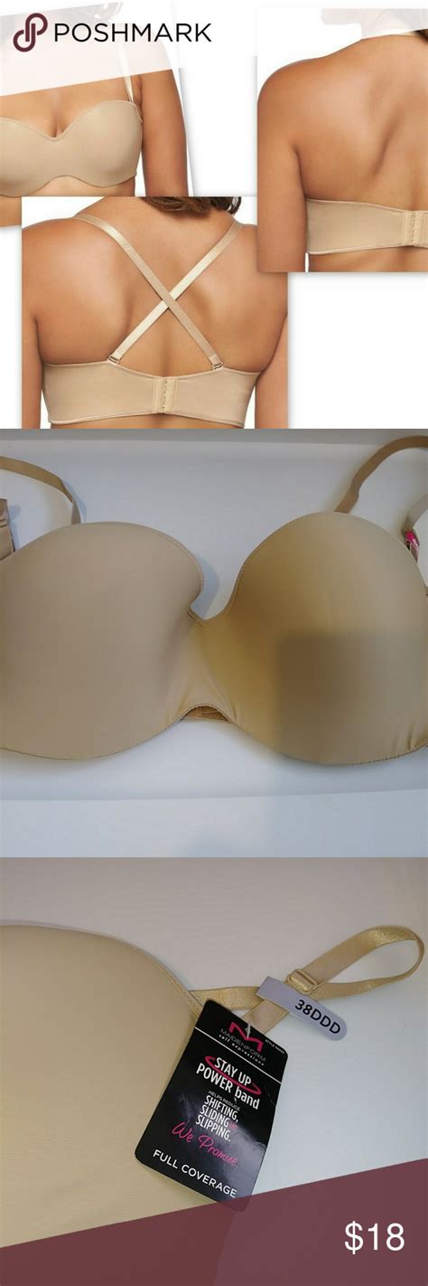 Nwt Maidenform Full Support Convertible Bra Beige