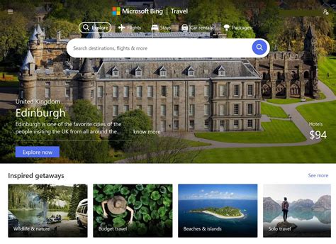 Microsoft Bing now offers a great travel search experience on the web - MSPoweruser