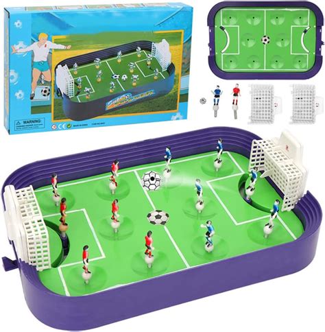 Gonetre Mesa de fútbol de 39 x 25 x 6 juegos de fútbol de mesa juego