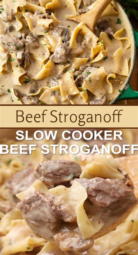 Slow Cooker Beef Stroganoff Artofit