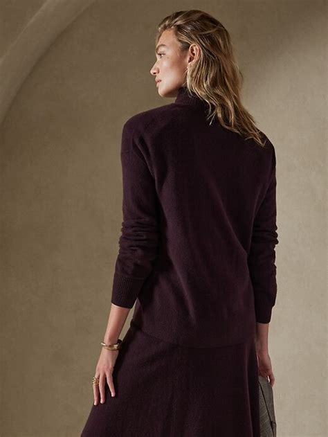 Cashmere Turtleneck Sweater Banana Republic Factory