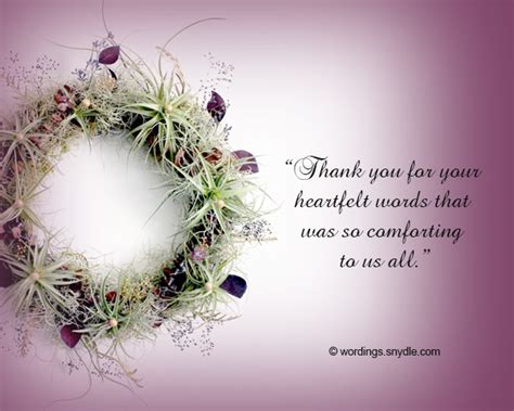 Funeral Thank You Notes Wording – Wordings and Messages