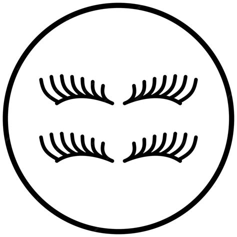 Premium Vector Eyelash Icon Style