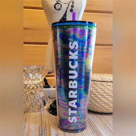 Starbucks Dining Starbucks Summer Iridescent Dichroic Unicorn Dome