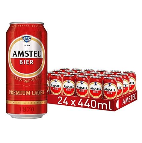 Amstel Bier Lager Beer Can X Ml Amstel Bier Beer Bottles