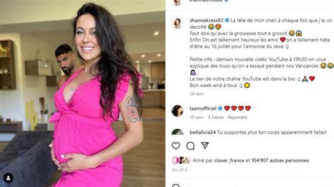 Shanna Kress maman elle dévoile sa silhouette un mois après son