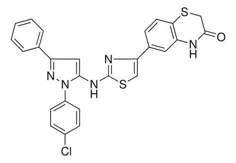 6 2 1 4 CHLOROPHENYL 3 PHENYL 1H PYRAZOL 5 YL AMINO 1 3 THIAZOL 4