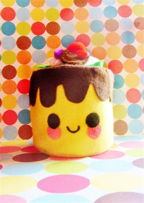 Kawaii Pudding Flan Handmade Plush Reserved For Viviansheena