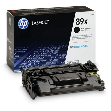 HP 89A / 89X / 89Y Original Enterprise LaserJet Toner Cartridge — Black, High Yield (X) (GOV-TAA) (CF289-BK-HY-GOV-TAA)