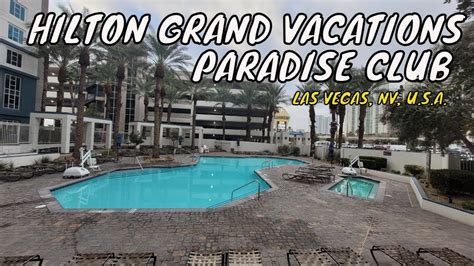 Hilton Grand Vacations Club Paradise Las Vegas Nv Usa Hotel Accommodations Youtube