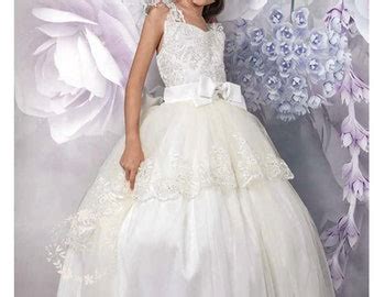 First Communion Dress Christening Dress Vestido De Primera Comunion