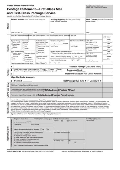 170 Usps Forms And Templates Free To Download In Pdf