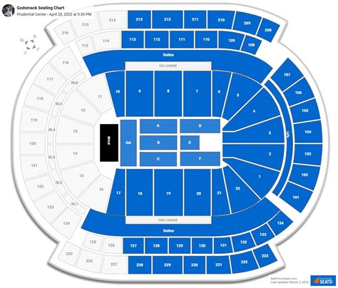 Prudential Center Seating Charts for Concerts - RateYourSeats.com