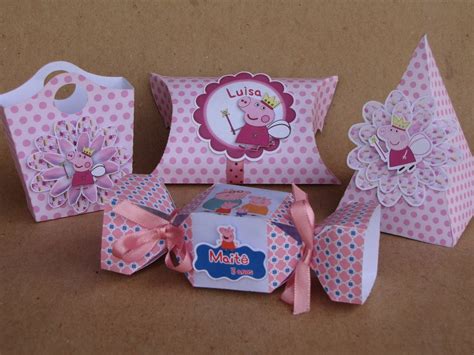 Kit Personalizado Peppa Pig Lembrancinhas Ideal Para Colocar