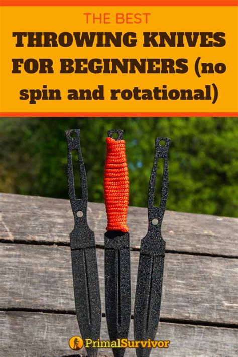 The Best Throwing Knives For Beginners No Spin And Rotational Options