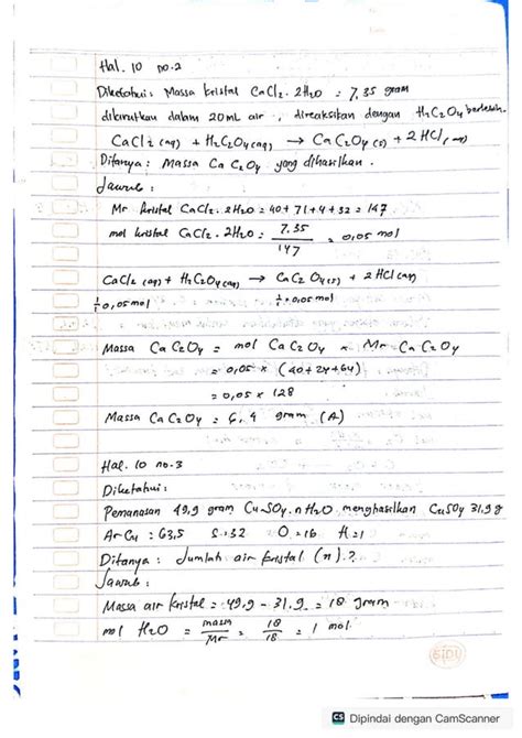 Pembahasan Soal Stoikiometri Pdf