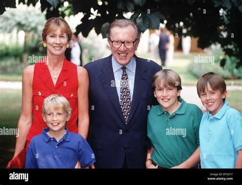 Sir David Frost Wife Carina And Sons Wilfred Miles And George At Their Summer Party In Chelsea