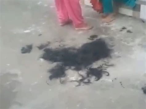 Hamirpur Woman Indecently Treated Hair Cut Face Blackened Paraded Around The Village